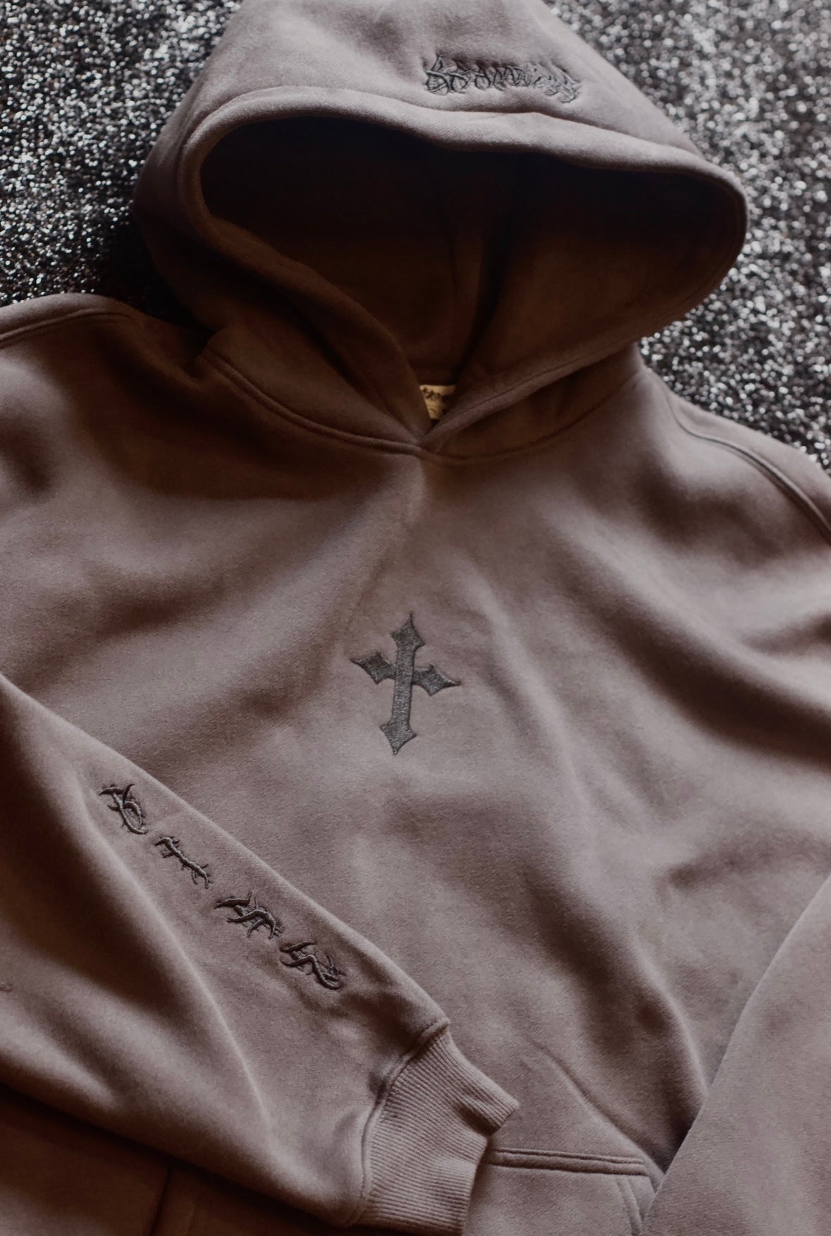 “RISE” Hoodie (Grey and Black)
