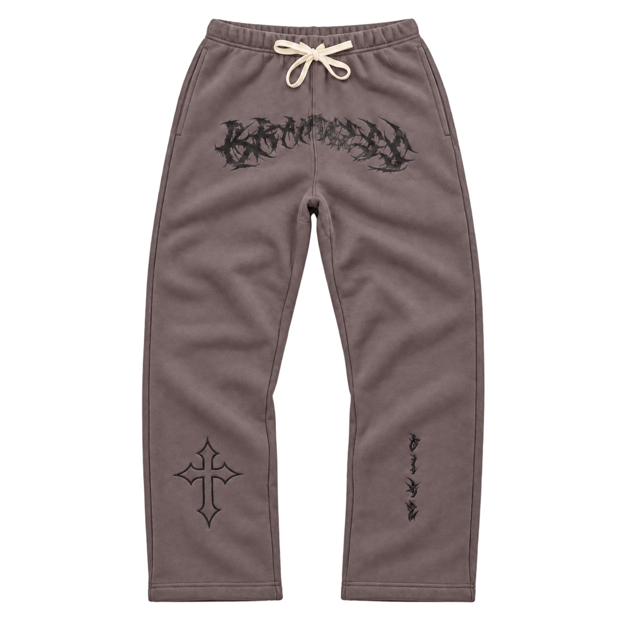 Illustrative flat lay of “RISE” Jogger (Grey and Black)