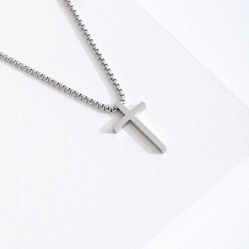 Silver Cross Necklace