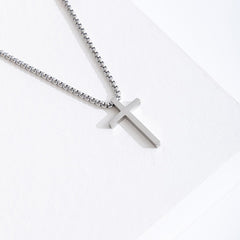 Silver Cross Necklace