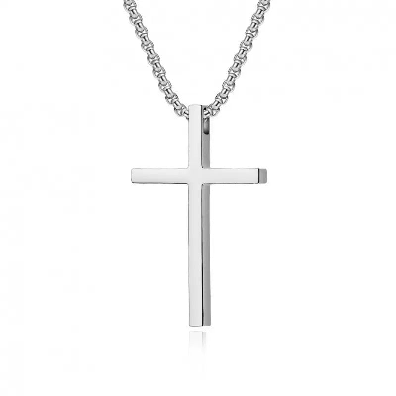 Silver Cross Necklace