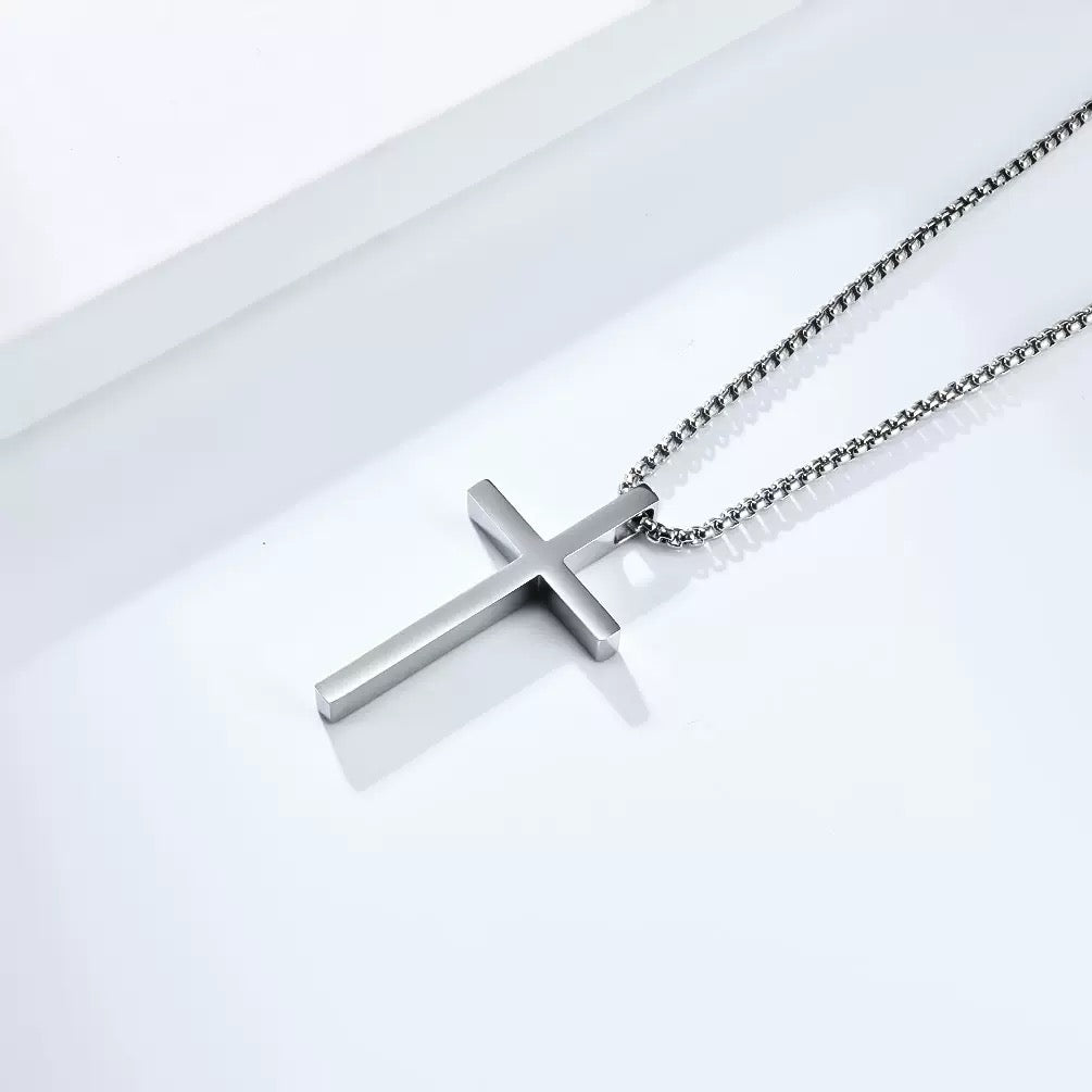 Silver Cross Necklace