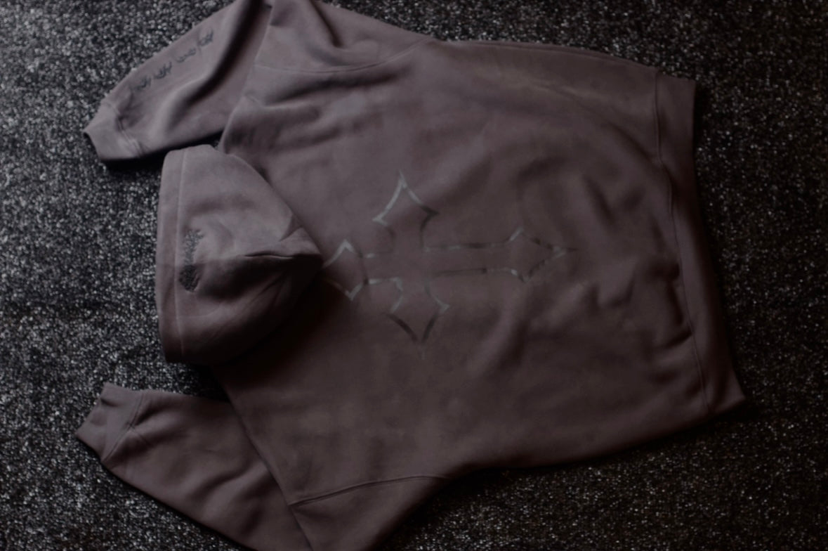 “RISE” Hoodie (Grey and Black)