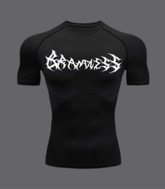BRANDLESS COMPRESSION TEE - BLACK