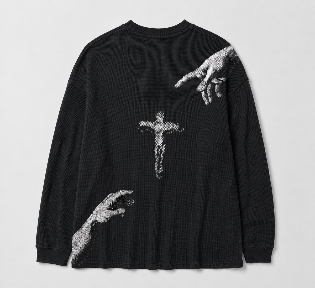 Touch of God Waffle Knit Long Sleeve