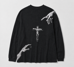 Touch of God Waffle Knit Long Sleeve