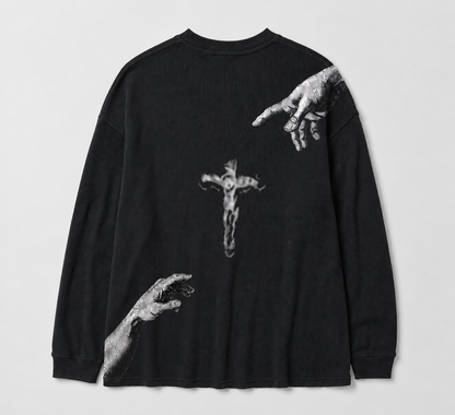 Touch of God Waffle Knit Long Sleeve
