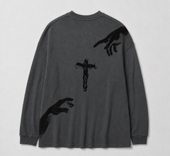 Touch of God Waffle Knit Long Sleeve