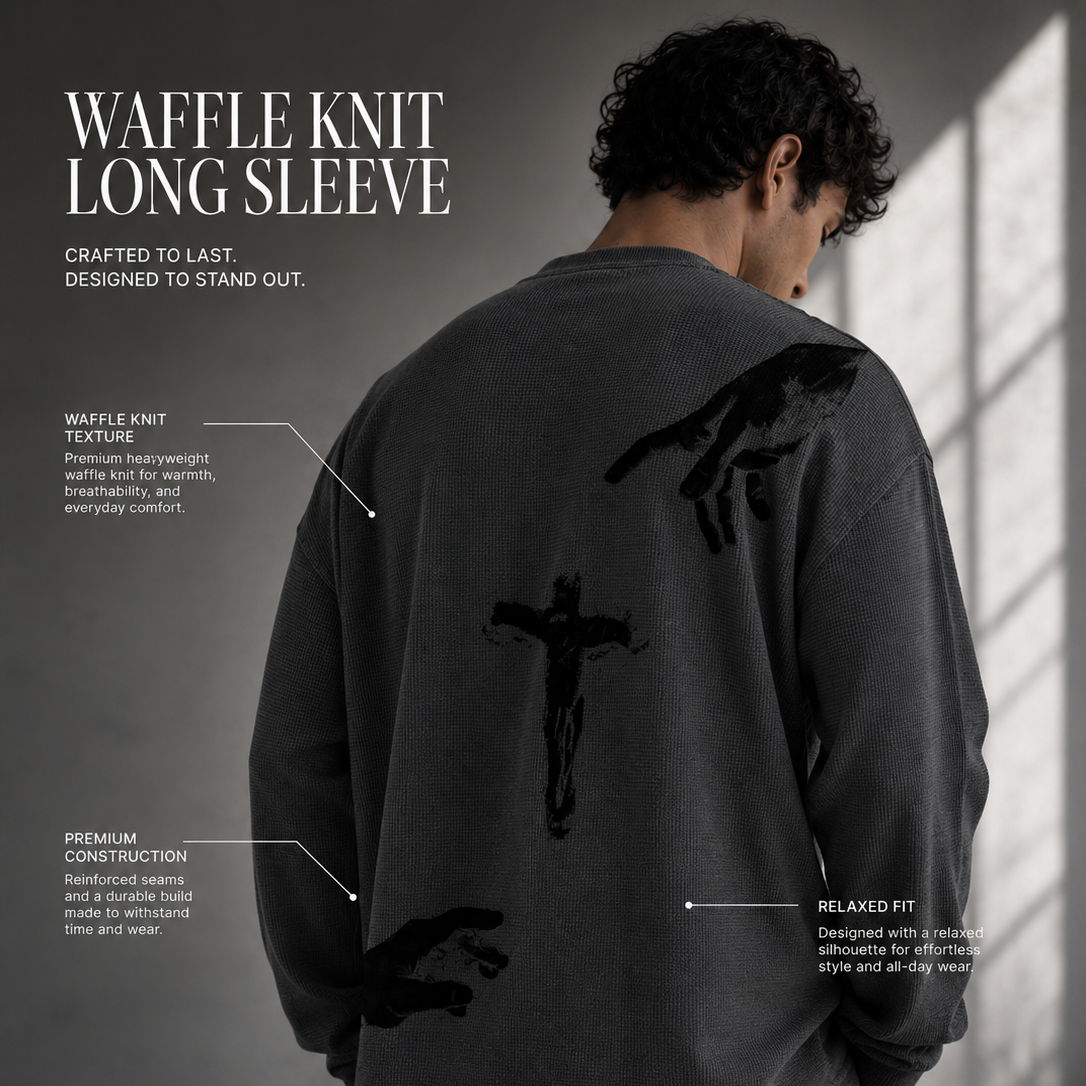 Touch of God Waffle Knit Long Sleeve