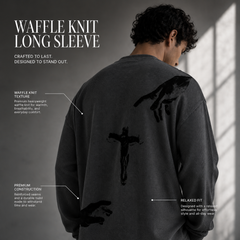 Touch of God Waffle Knit Long Sleeve